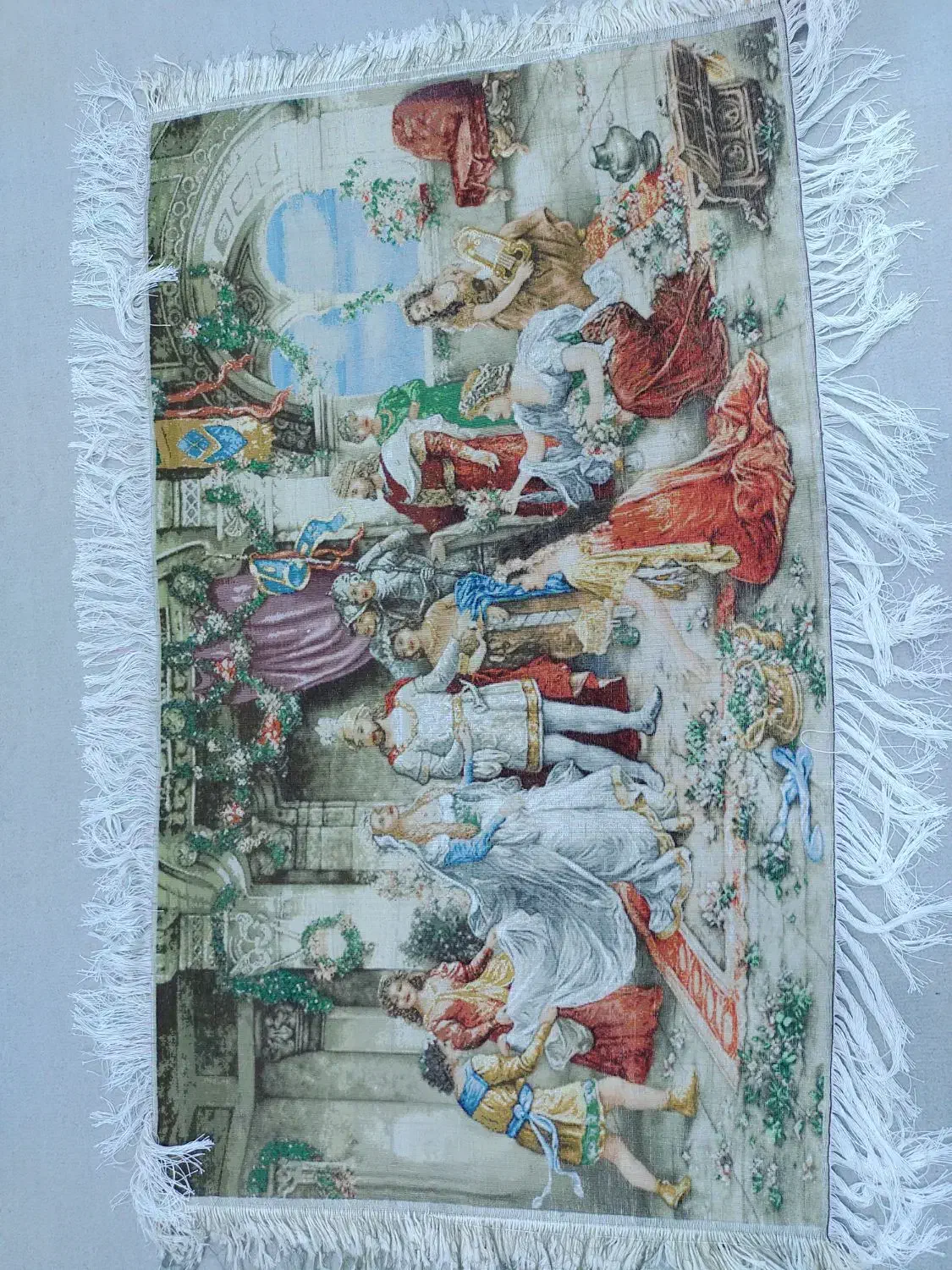 تابلو فرش دستبافت جشن امپراطوری|تابلو فرش|کرمانشاه, |دیوار