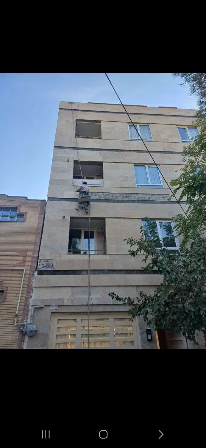 راپل کار در ارتفاع پیچ و رولپلاک سنگ نما|خدمات پیشه و مهارت|قرچک, میرزائی جنوبی|دیوار