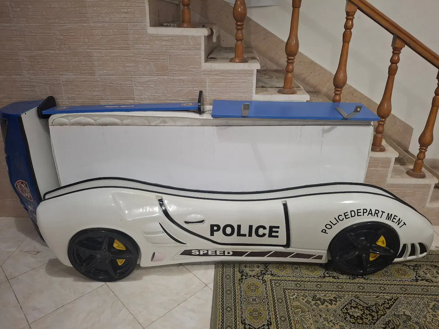 تخت خواب طرح ماشین پلیس|تخت و سرویس خواب|تنکابن, |دیوار