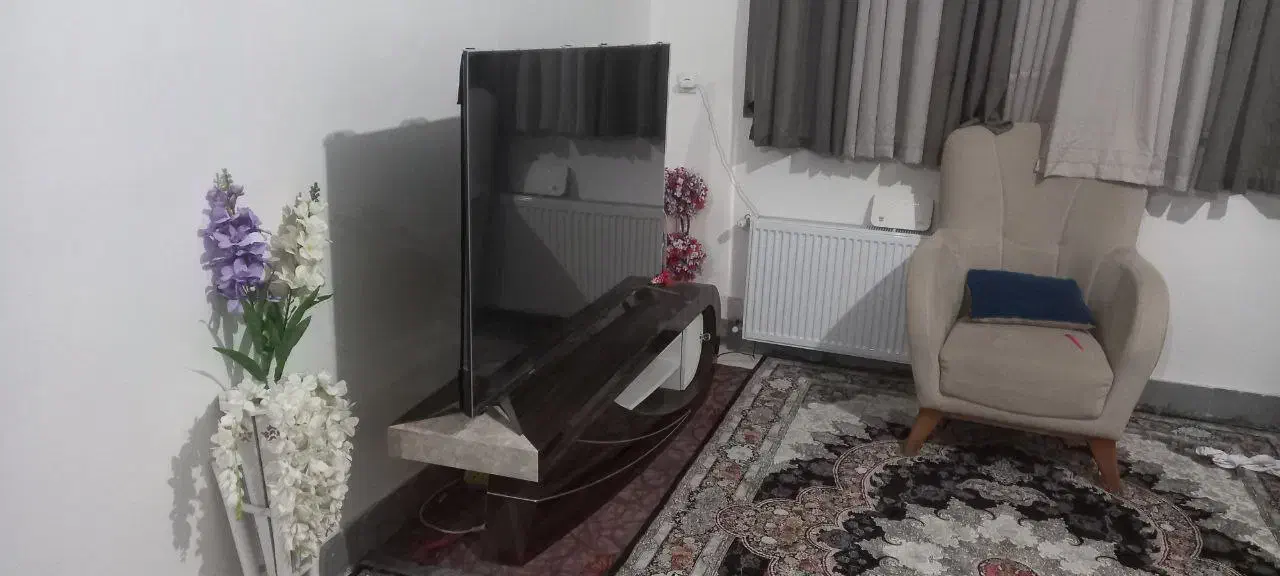 تلویزیون ۶۵ اینچ هوریون با میز و گلس|تلویزیون و پروژکتور|زاهدان, |دیوار