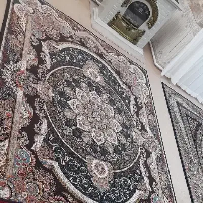 ۲فرش ماشینی۷۰۰شانه ۶متری در حدنو(طرحها متفاوت هم)|فرش|خسروشاه, |دیوار