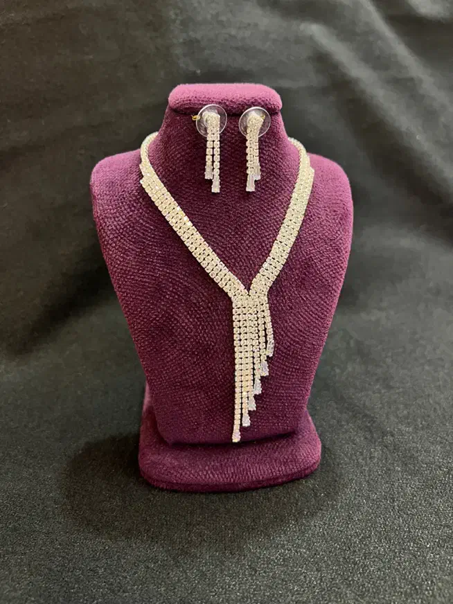 گردنبند عروس فول نگین|بدلیجات|گرگان, |دیوار