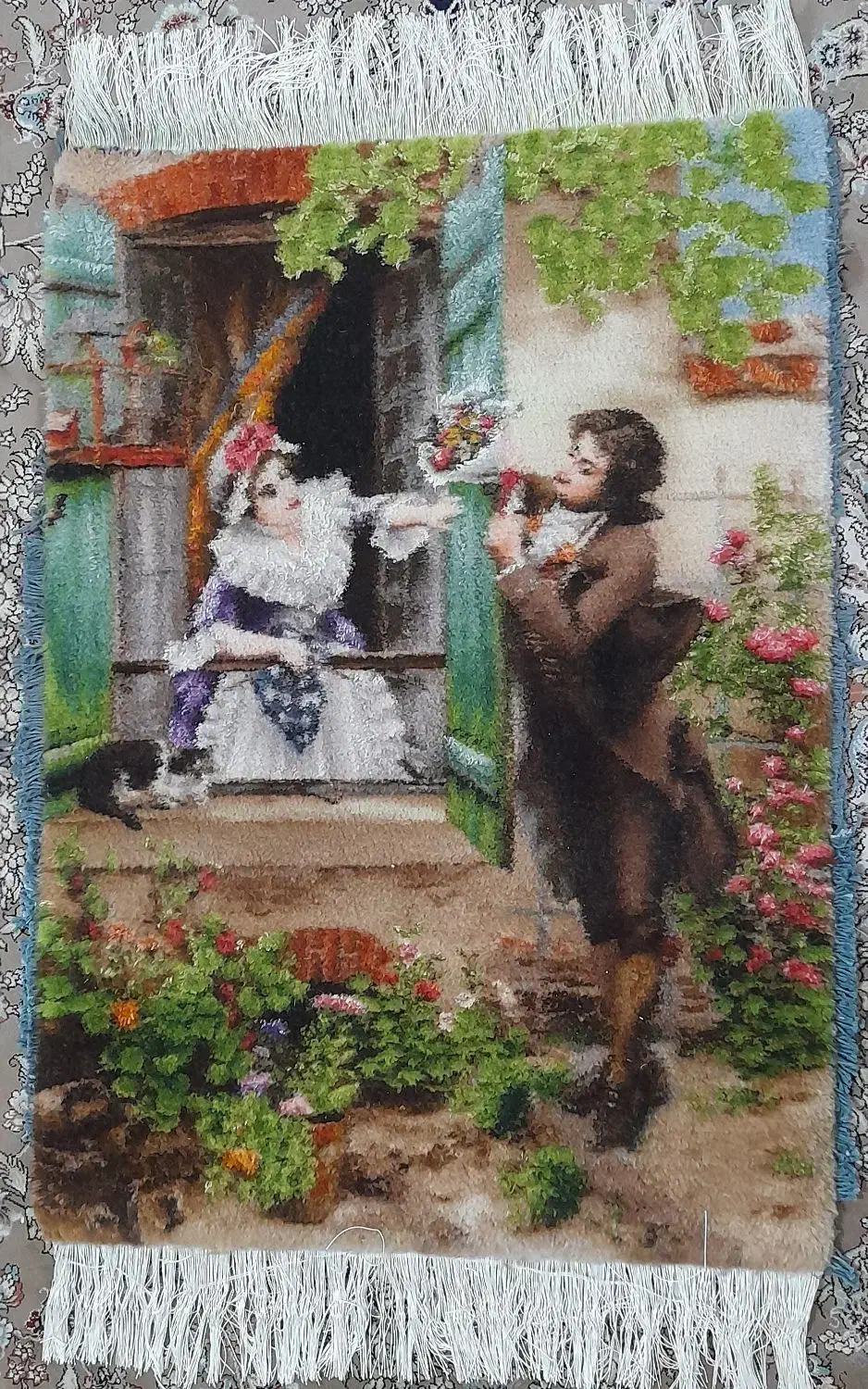 تابلوفرش ملاقات پنهانی|تابلو فرش|اردبیل, |دیوار