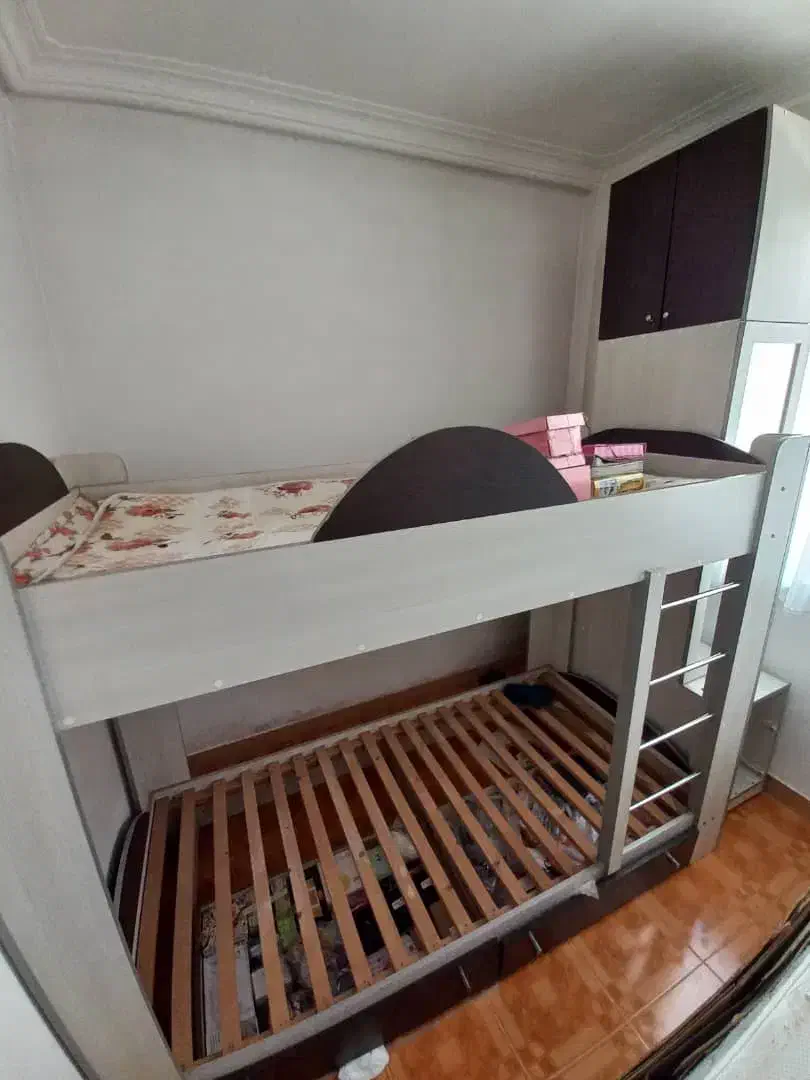 تخت خواب دو طبقه|تخت و سرویس خواب|لاهیجان, گلستان|دیوار