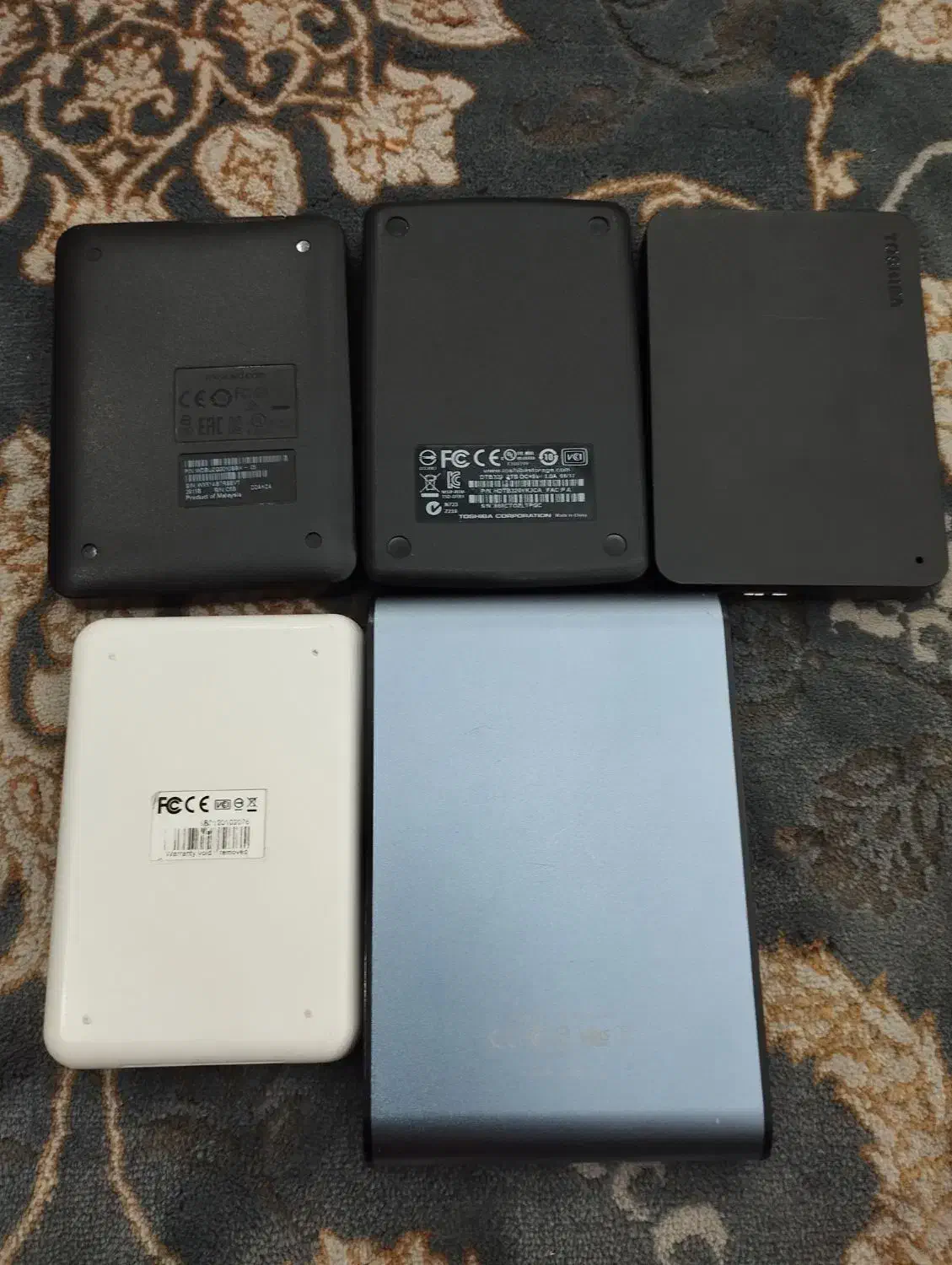 هارد اکسترنال یک ترا ۶۴۰ گیگ ۵۰۰گیگ سلامت ۱۰۰|قطعات و لوازم جانبی رایانه|تهران, یافت‌آباد|دیوار