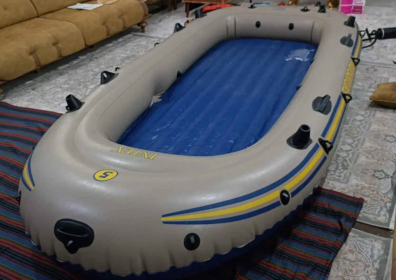 قایق بادی پنج نفره|غواصی و ورزش‌های آبی|بندر کنگان, |دیوار