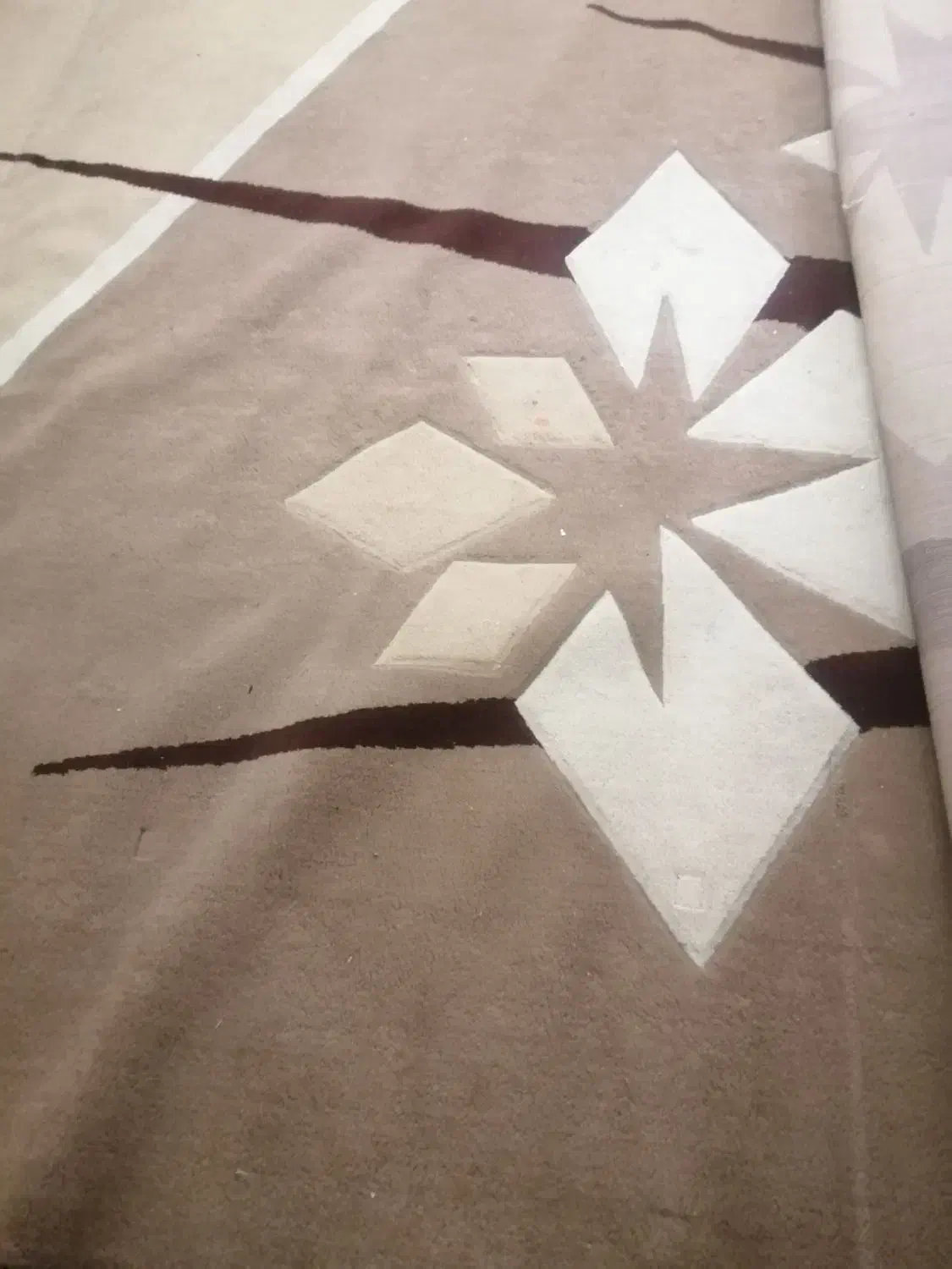 گلیم فرش 12 متری|فرش|کاکی, |دیوار