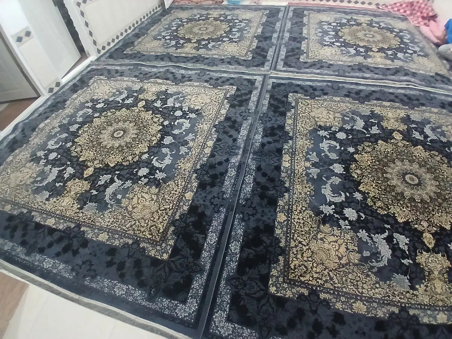 نخی|فرش|رومشکان, |دیوار