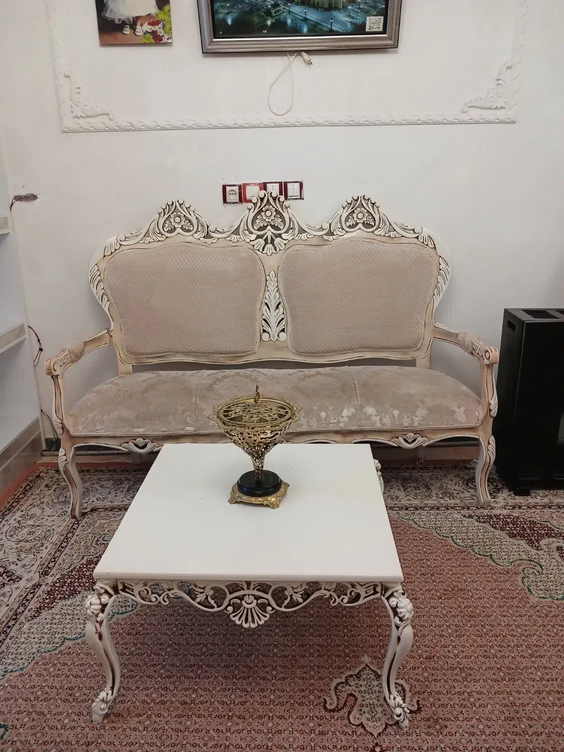 مبل سلطنتی ۹نفره|مبلمان خانگی و میز عسلی|اردبیل, |دیوار