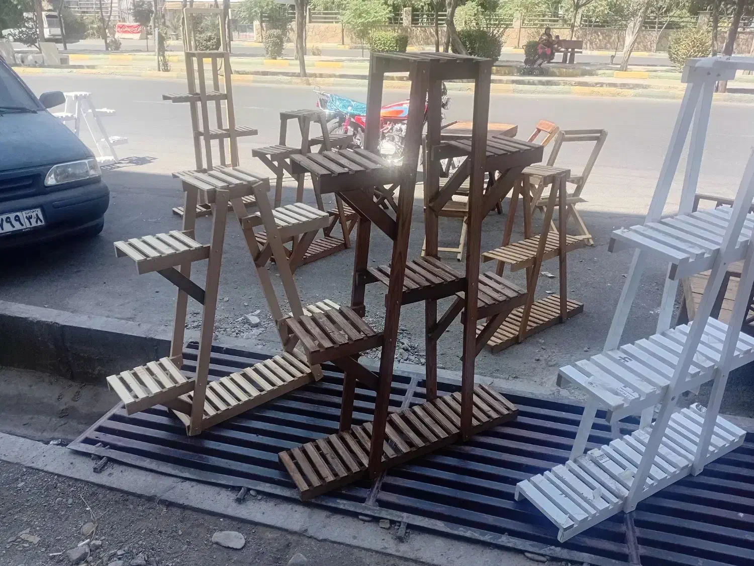 تولیدوتوزیع انواع استند اسپرسوساز.گلدان و...|کتابخانه، شلف، قفسه‌های دیواری|ملارد, |دیوار
