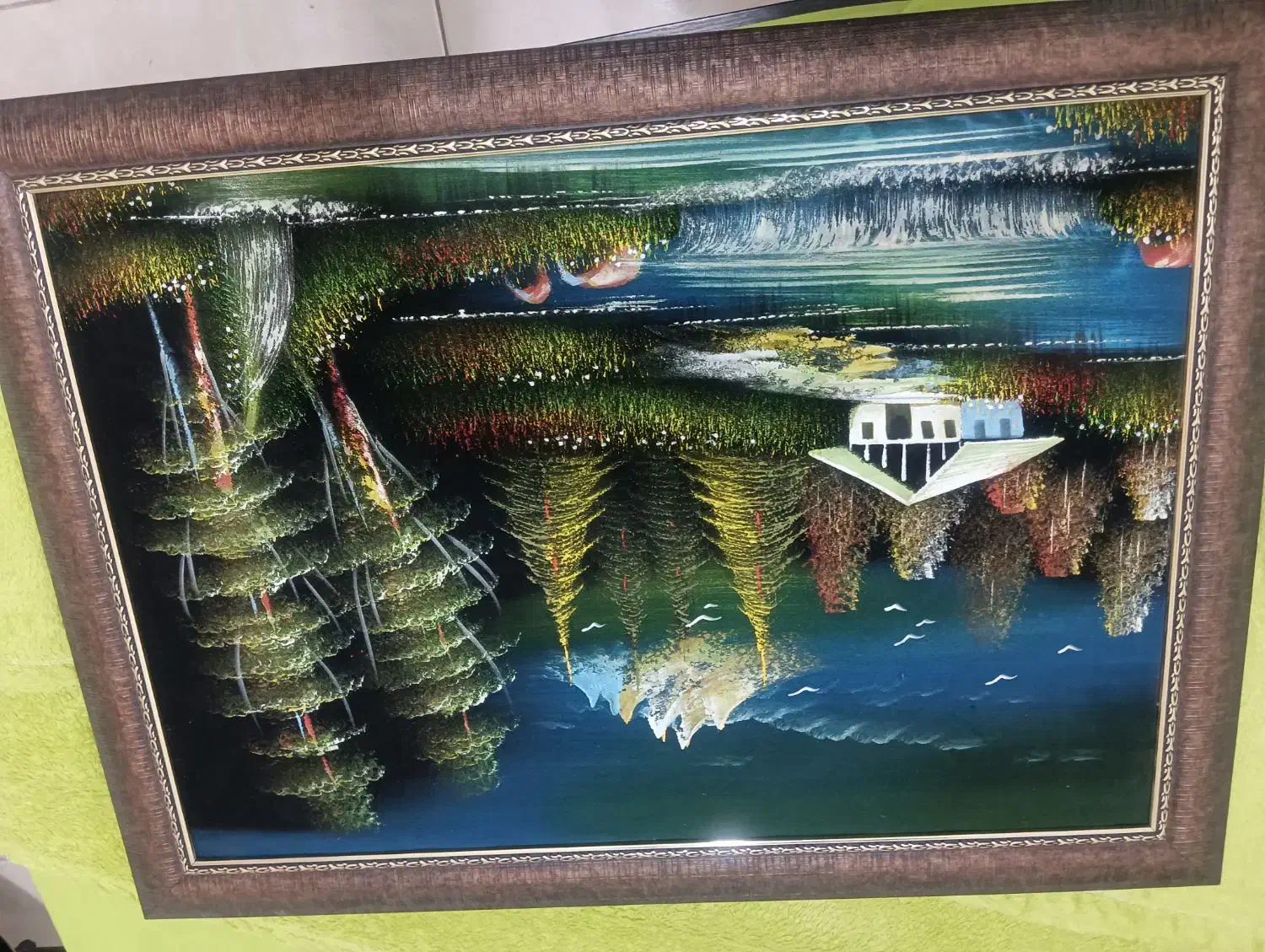 تابلوی نقاشی رنگ روغن قدیمی|تابلو، نقاشی، عکس|تهران, افسریه جنوبی|دیوار