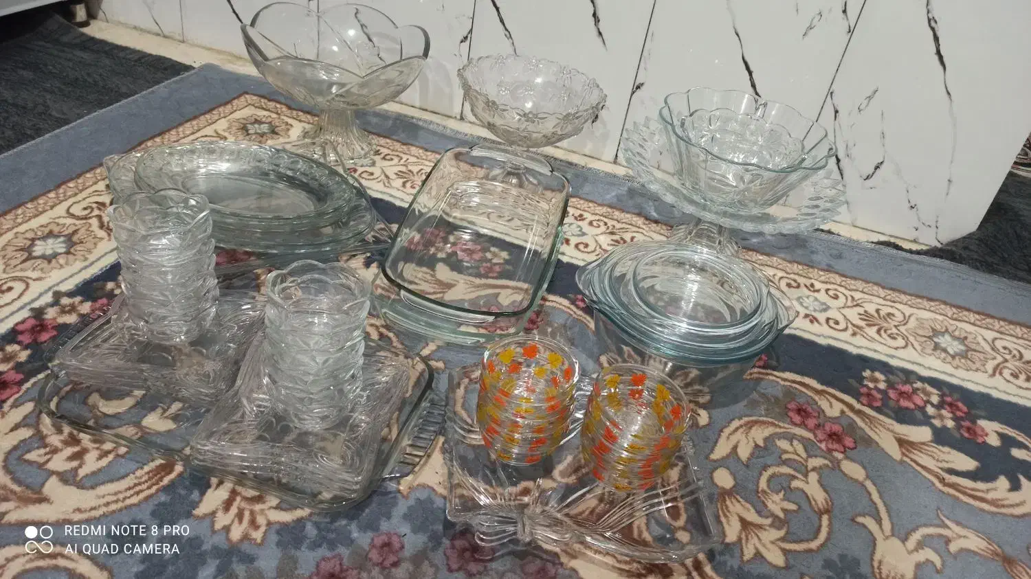 ظرف کادو  شیشه ای|حراج|فارسان, |دیوار