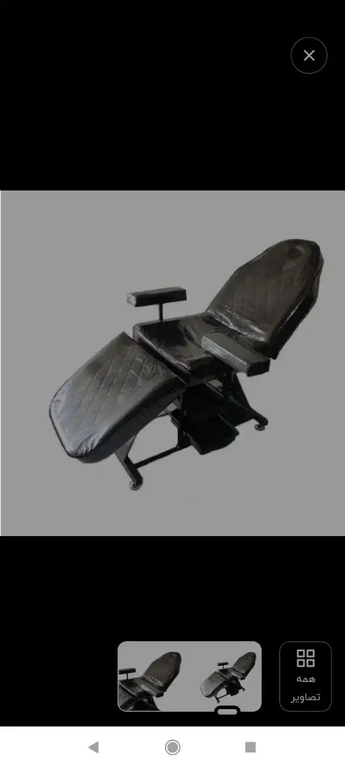 صندلی تتو در حد نو|آرایشگاه و سالن‌های زیبایی|بهارستان, |دیوار