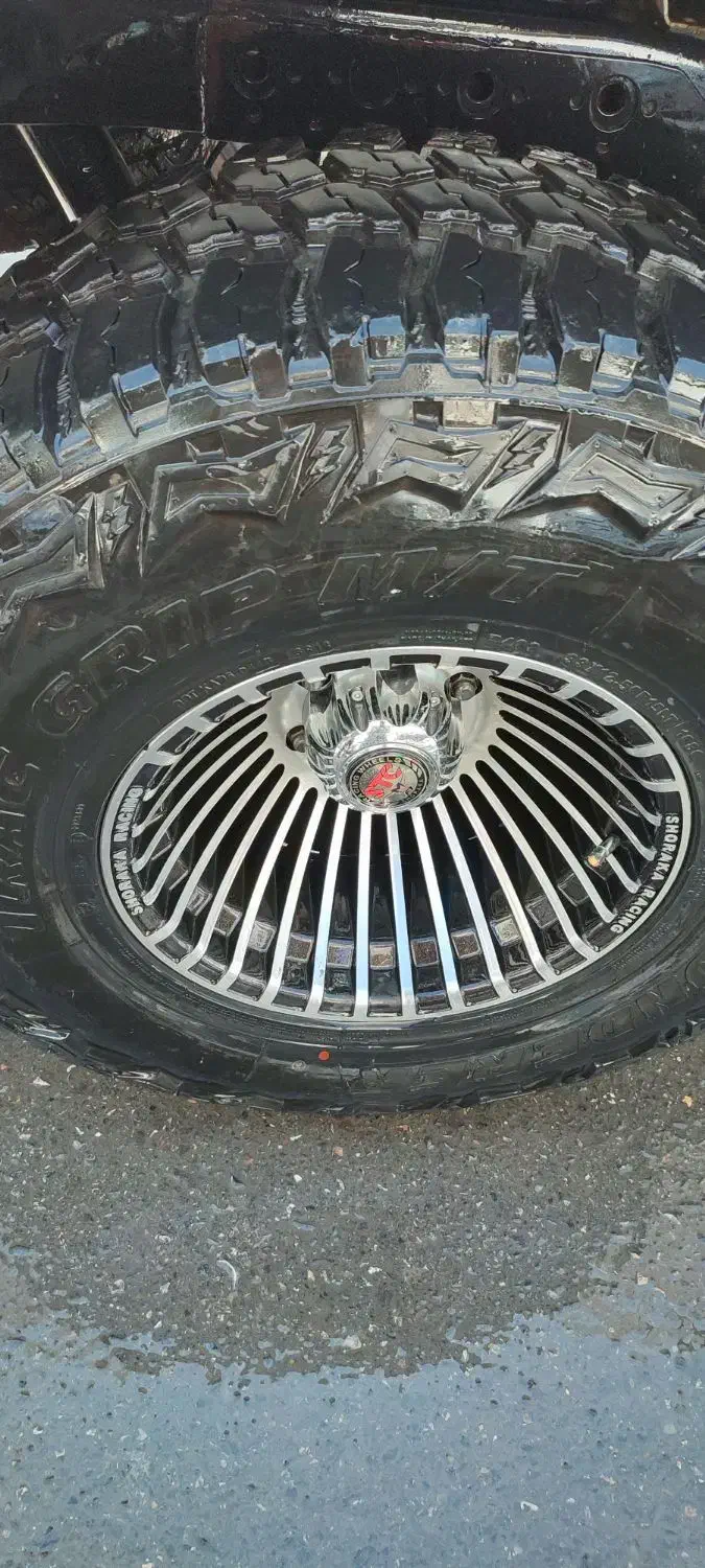 رینگ و لاستیک آفرود رینگ 15درحد صفر|قطعات یدکی و لوازم جانبی|کردکوی, |دیوار