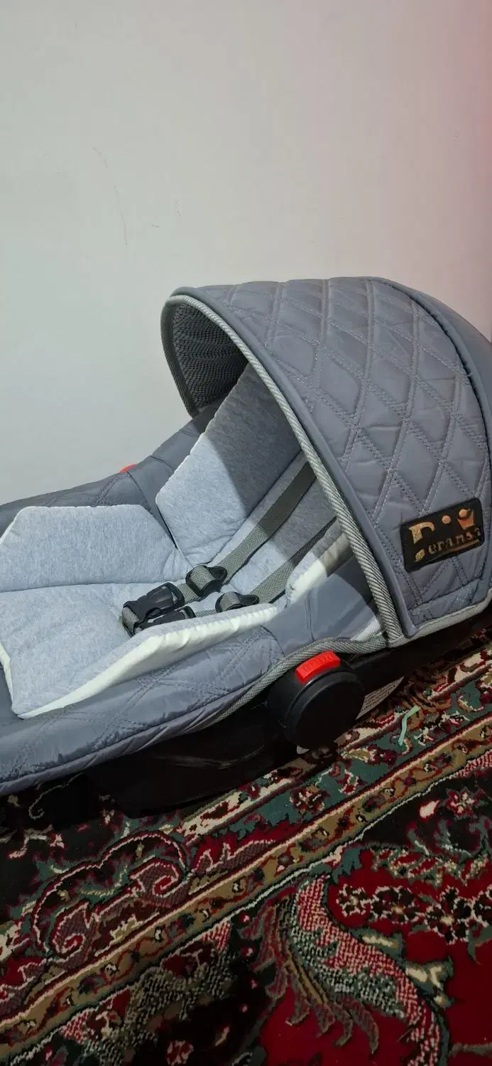 کریر و کیف ست طوسی|کالسکه و لوازم جانبی|بهشهر, |دیوار