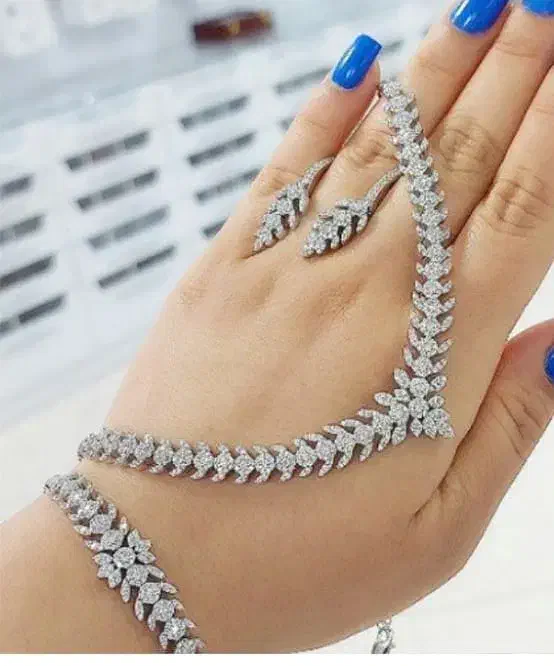 انگشتر ست و نیم ست نقره اصل ۹۲۵/ نقره حمیدی|بدلیجات|تبریز, |دیوار