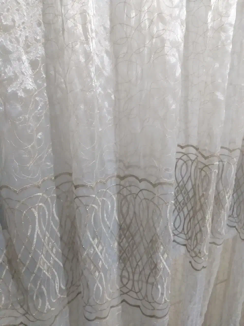 پرده حریر|پرده، رانر، رومیزی|بیجار, |دیوار