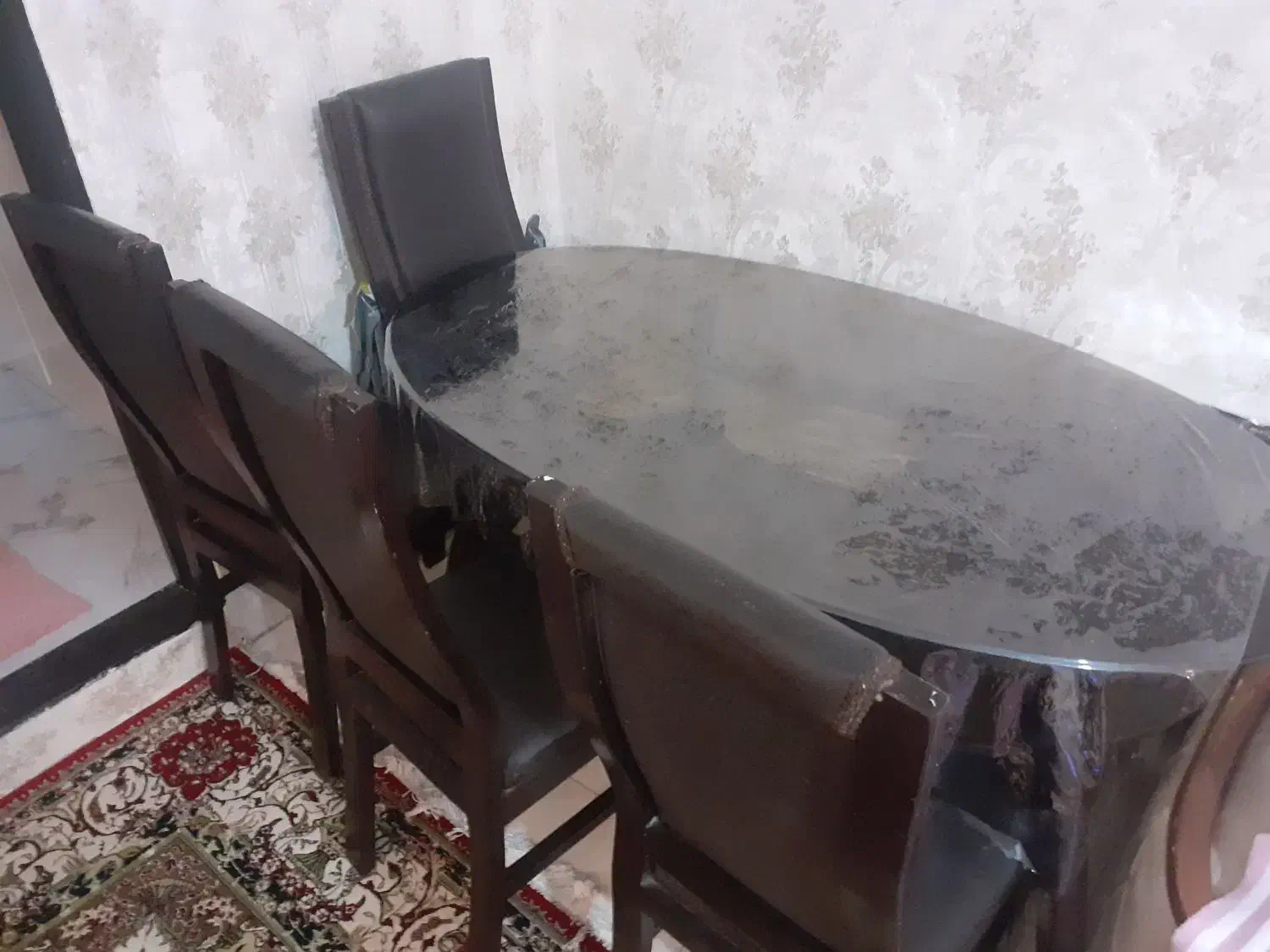 فروش سرویس چهار نفری غذاخوری|میز و صندلی غذاخوری|ارومیه, |دیوار