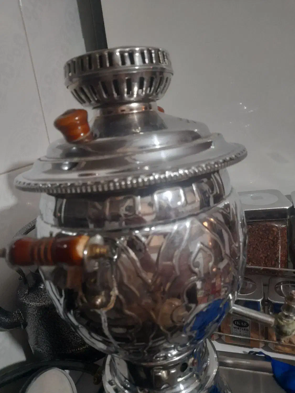 سماور ۶ لیتر غفاری|قوری، کتری، قهوه‌ساز دستی|اردبیل, |دیوار