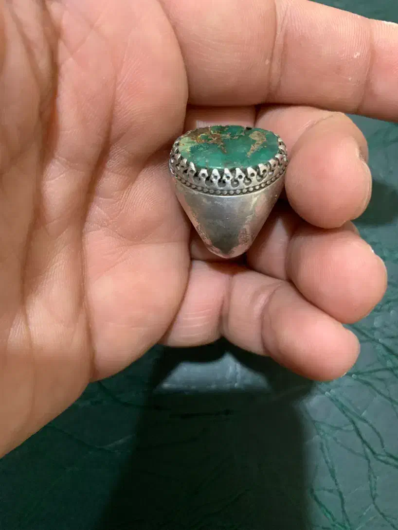 انگشتر فیروزه اصل|کلکسیون اشیاء عتیقه|بندرعباس, |دیوار