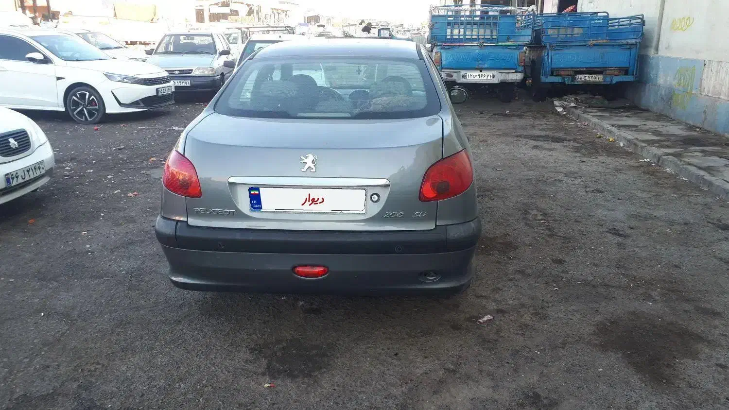 پژو۲۰۶sdتیپ۵ موتور tu5|خودرو سواری و وانت|سنندج, |دیوار