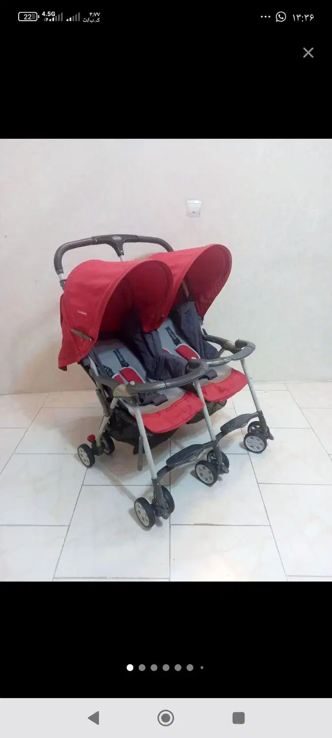 کالسکه دو قلوی گود بیبی|کالسکه و لوازم جانبی|تهران, فردوس|دیوار