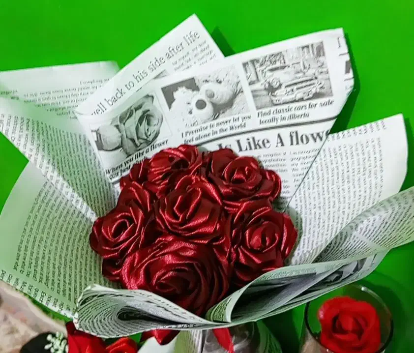 گل ربانی شش تایی ۴۰۰|گل مصنوعی|تایباد, |دیوار