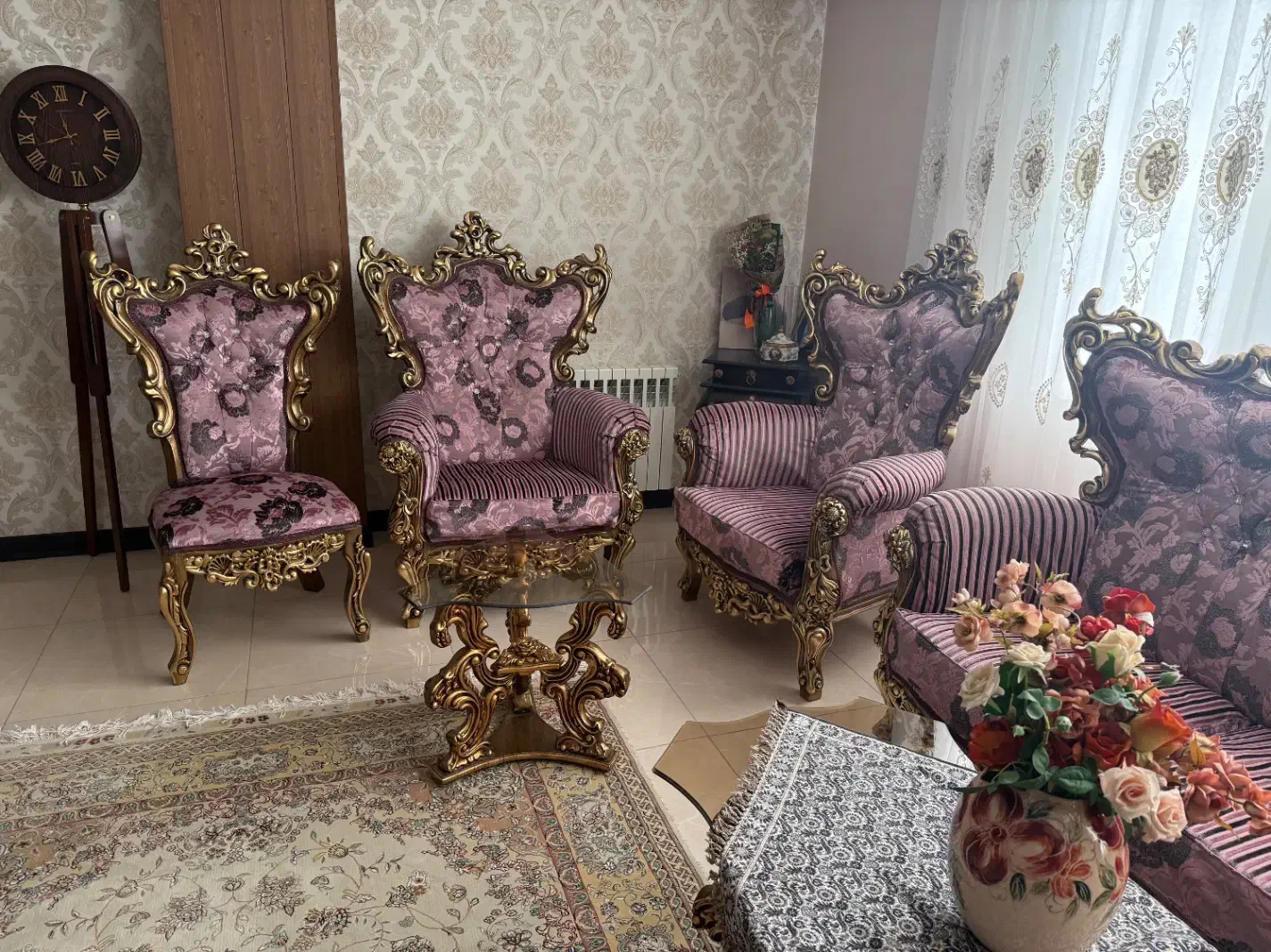 مبلمان کلاسیک ۹ نفره|مبلمان خانگی و میز عسلی|قزوین, |دیوار