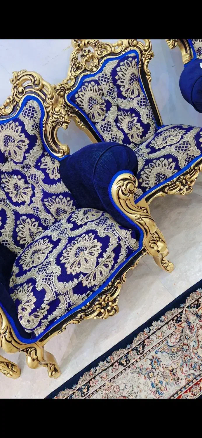 مبل سلطنتی ۹ نفره|مبلمان خانگی و میز عسلی|آبادان, |دیوار