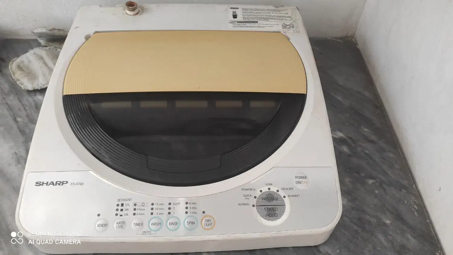 درب ماشین لباسشویی شارپ|ماشین لباسشویی و خشک‌کن لباس|اسیر, |دیوار