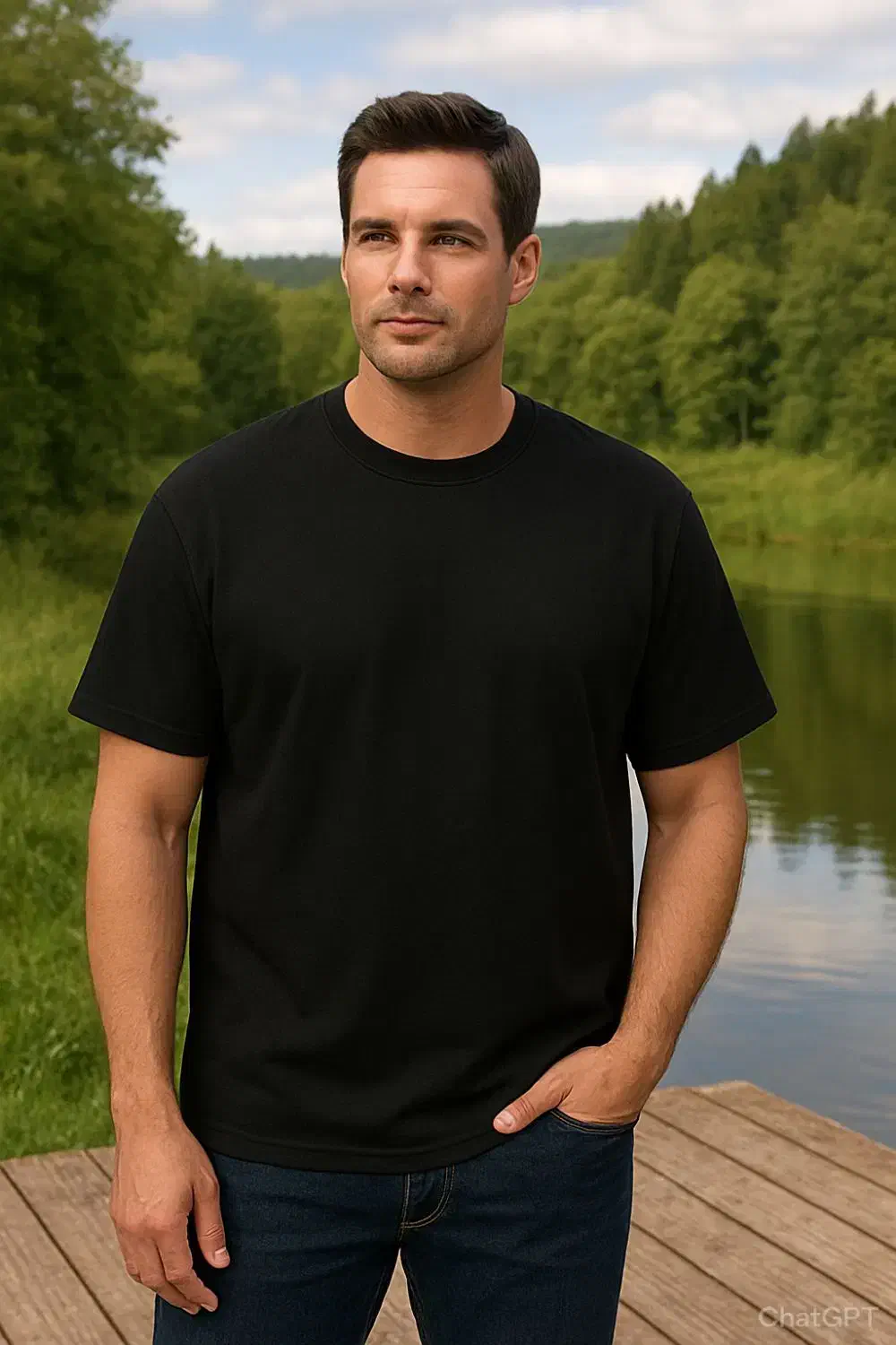 تیشرت نخ پنبه گرم بالا|لباس|قم, شاه احمد قاسم|دیوار