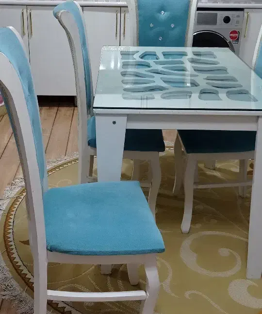 فروش میز ناهارخوری چهار نفره|میز و صندلی غذاخوری|مبارکه, |دیوار