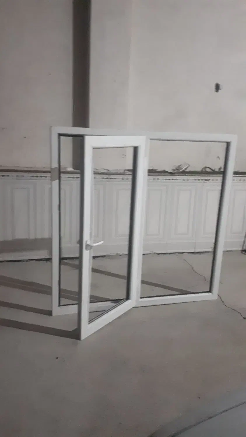 یک عدد پنجره پی وی سی بدون شیشه اندازه یک مترونیم|مصالح و تجهیزات ساختمان|زیویه, |دیوار