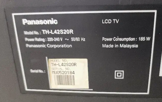 السیدی پاناسونیک ۴۲ اینچ|تلویزیون و پروژکتور|اسلام‌شهر, شهرک قائمیه|دیوار