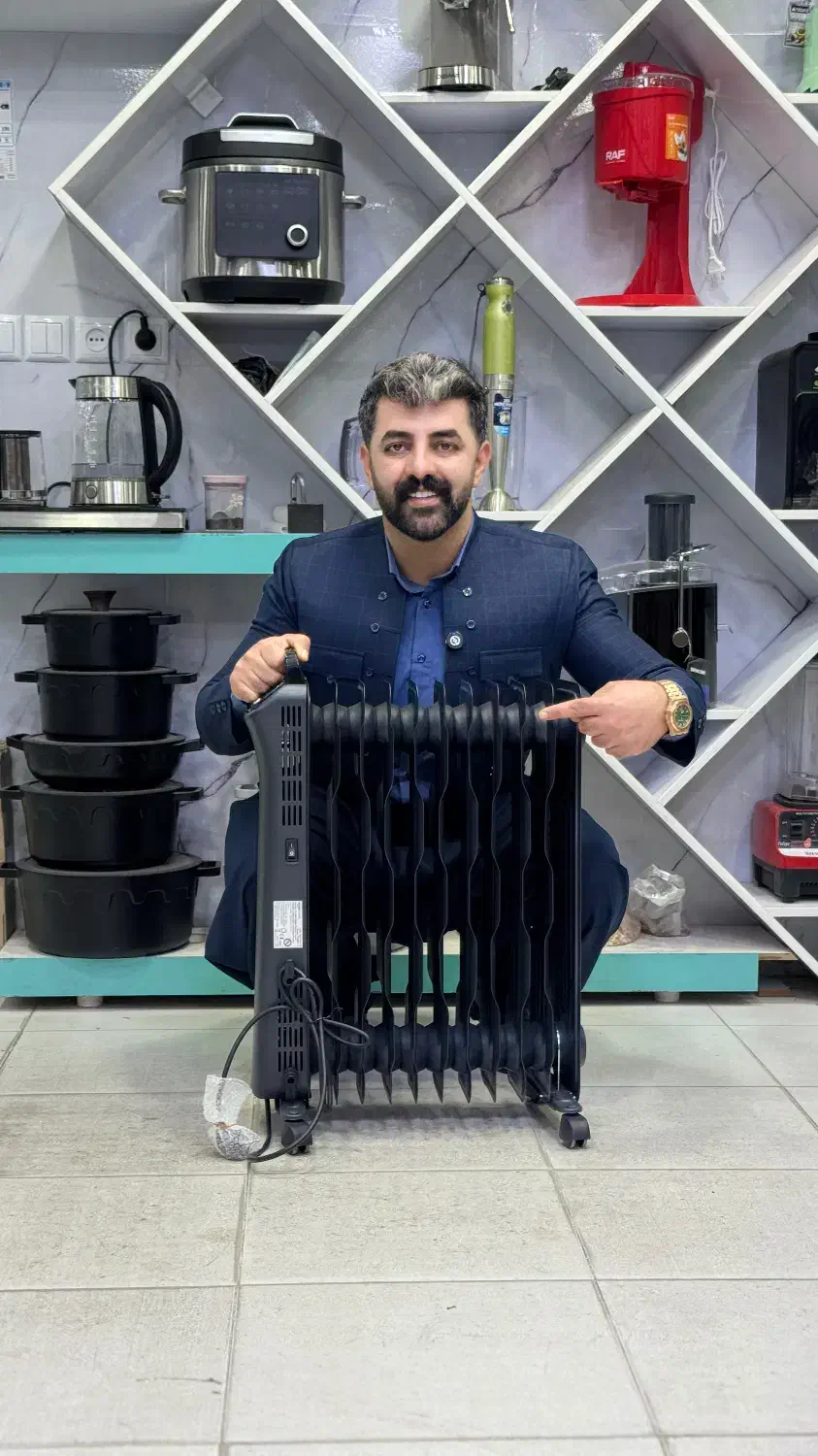 شوفاژ برقی ۱۱پره برند امازون|آبگرمکن، پکیج، شوفاژ|تهران, دکتر هوشیار|دیوار