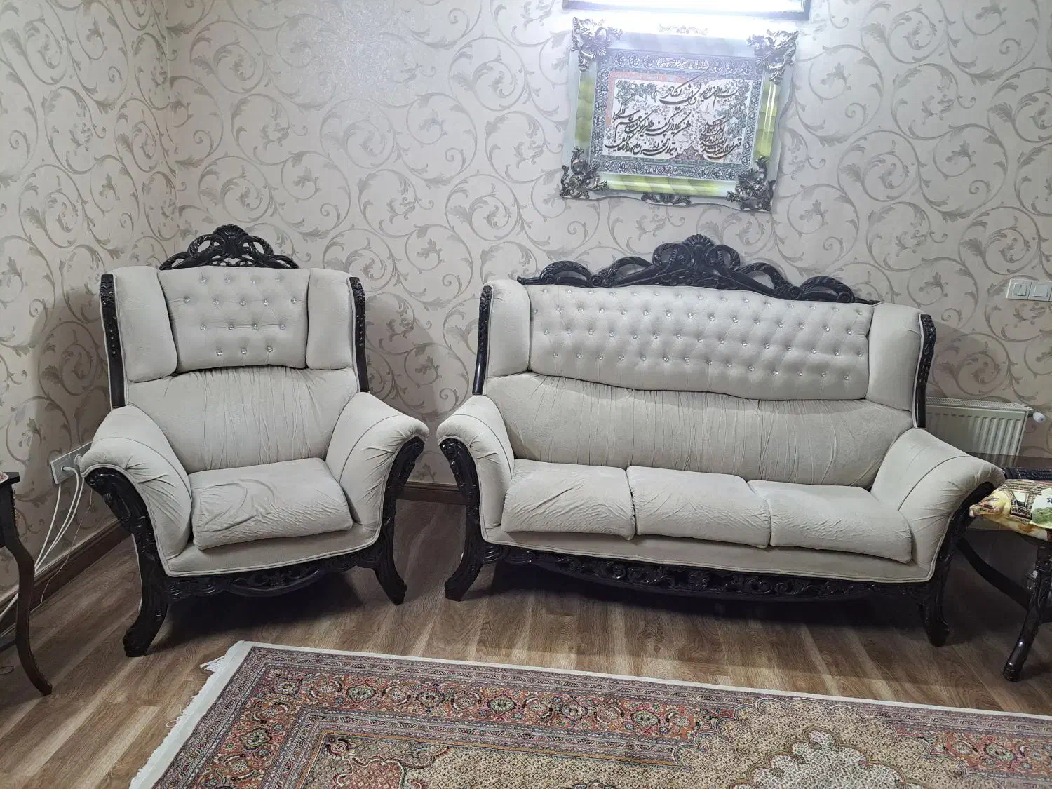 وسیله مورد فروش مبل و نیز جلو مبلی|مبلمان خانگی و میز عسلی|رباط‌کریم, رباط‌کریم|دیوار