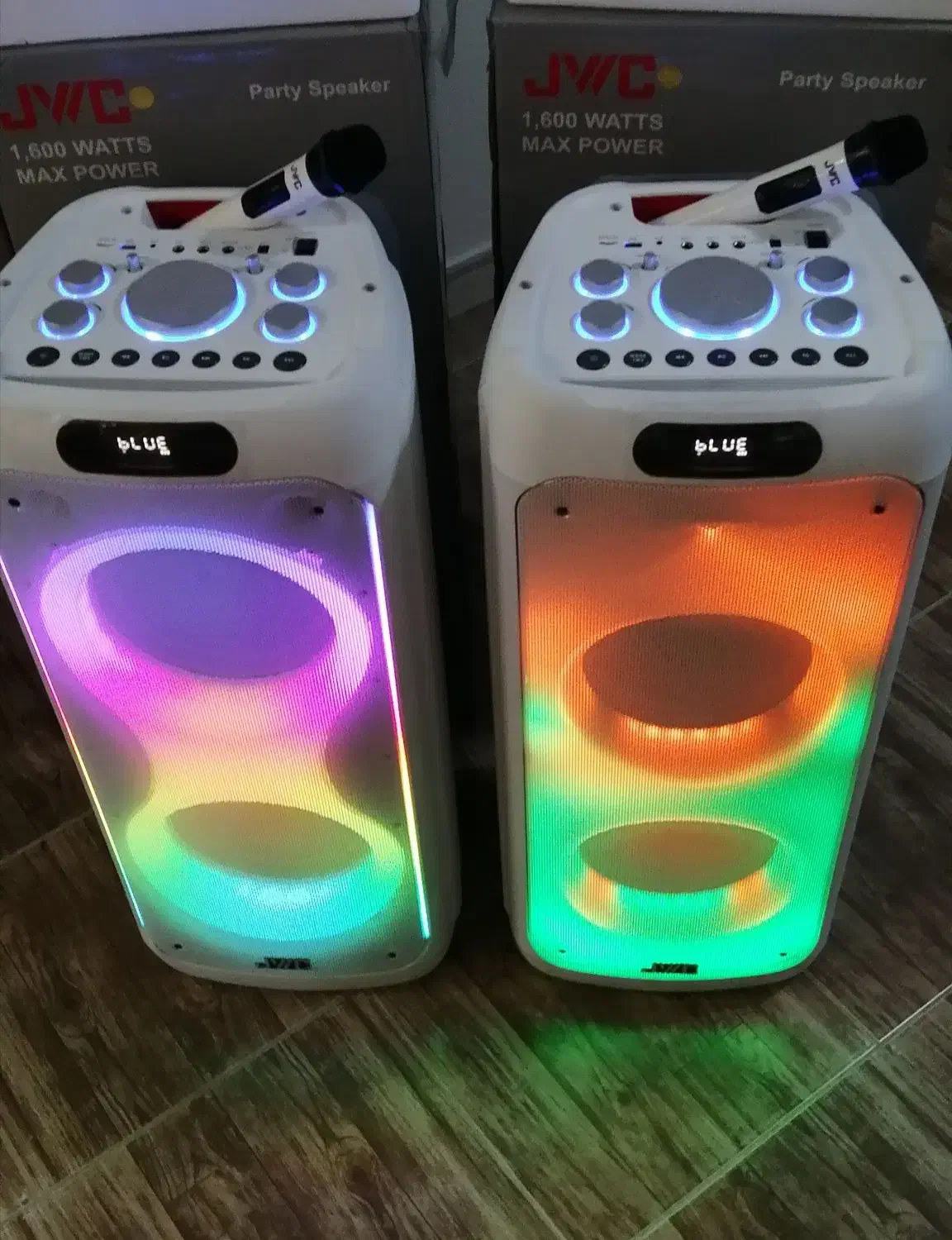 اسپیکر باندبرنداصلیJVC(سفید)فوق حرفه ای.تک میباشد|سیستم صوتی خانگی|تهران, بلورسازی|دیوار