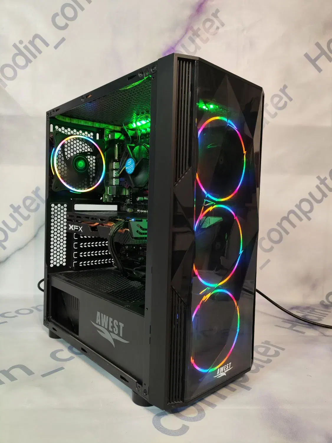 کیس gaming افتصادی|رایانه رومیزی|سمنان, |دیوار