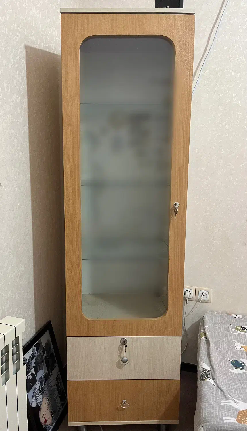 کمد شیشه ای|جاکفشی، کمد، دراور|قم, هفت تیر|دیوار