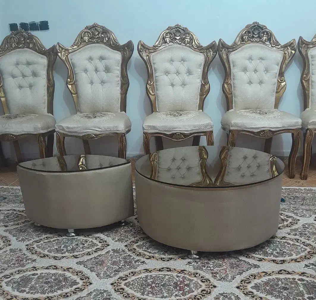 جلومبلی وعسلی دوتا باهم|مبلمان خانگی و میز عسلی|آستانه اشرفیه, |دیوار