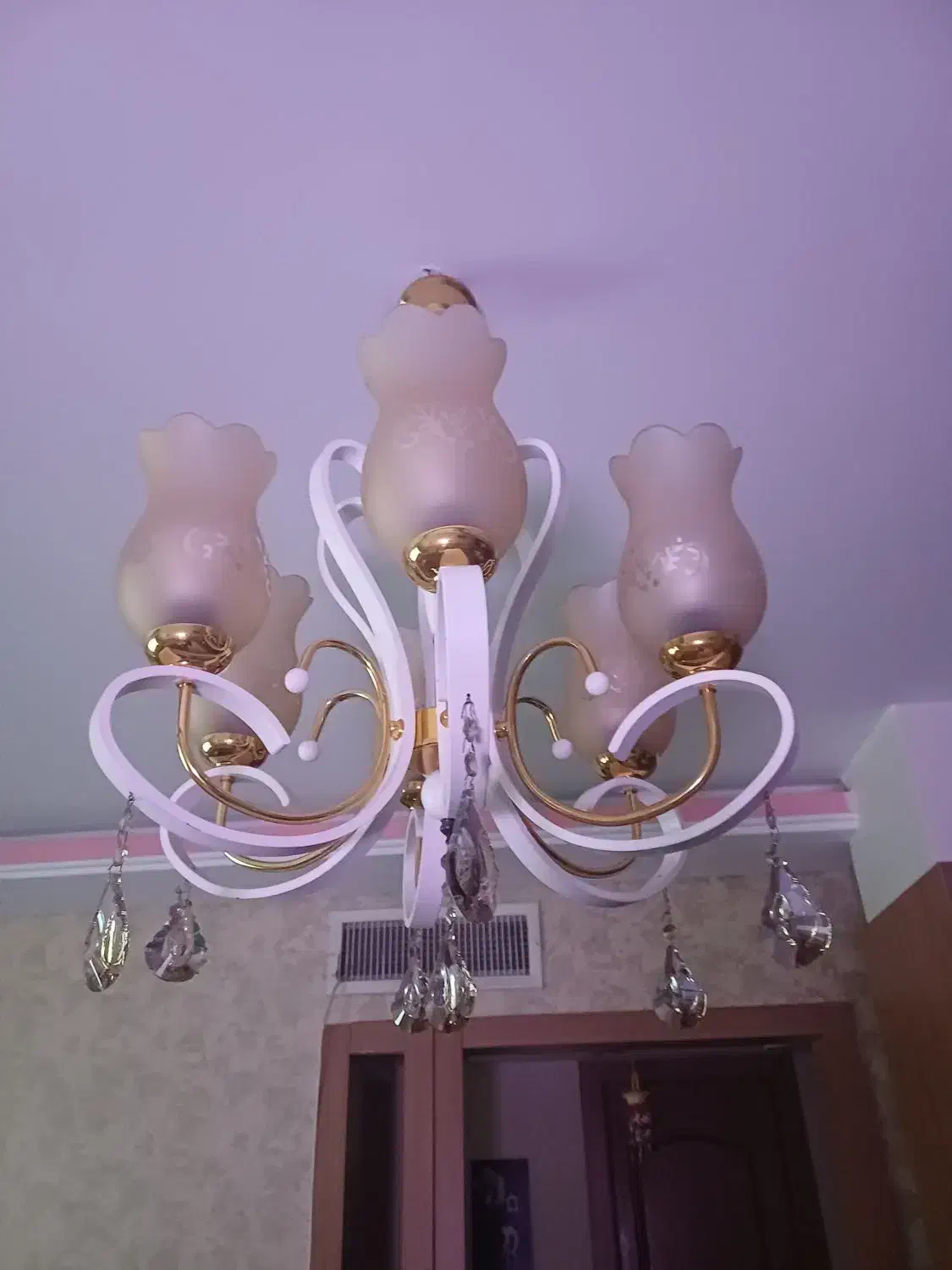 لوستر 6شعله|لوستر و چراغ آویز|فردیس, فردیس|دیوار