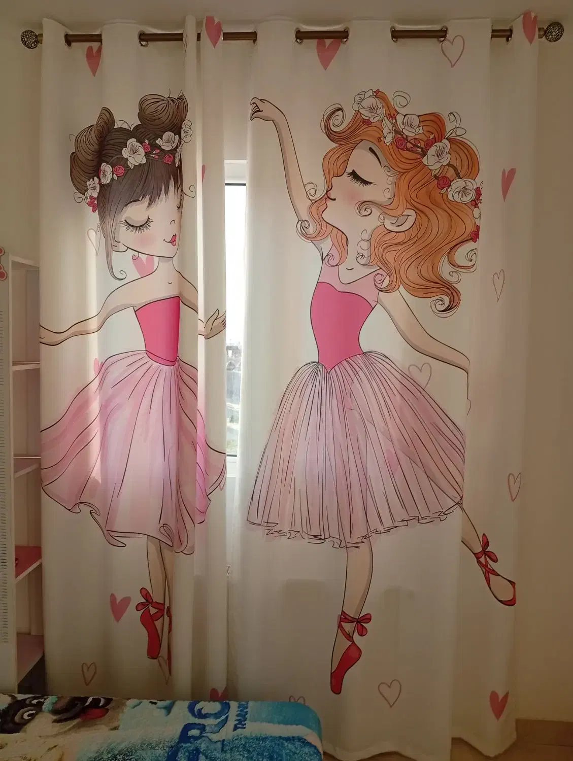 پرده هازان دخترانه،دو پنل|پرده، رانر، رومیزی|پرند, فاز ۳|دیوار