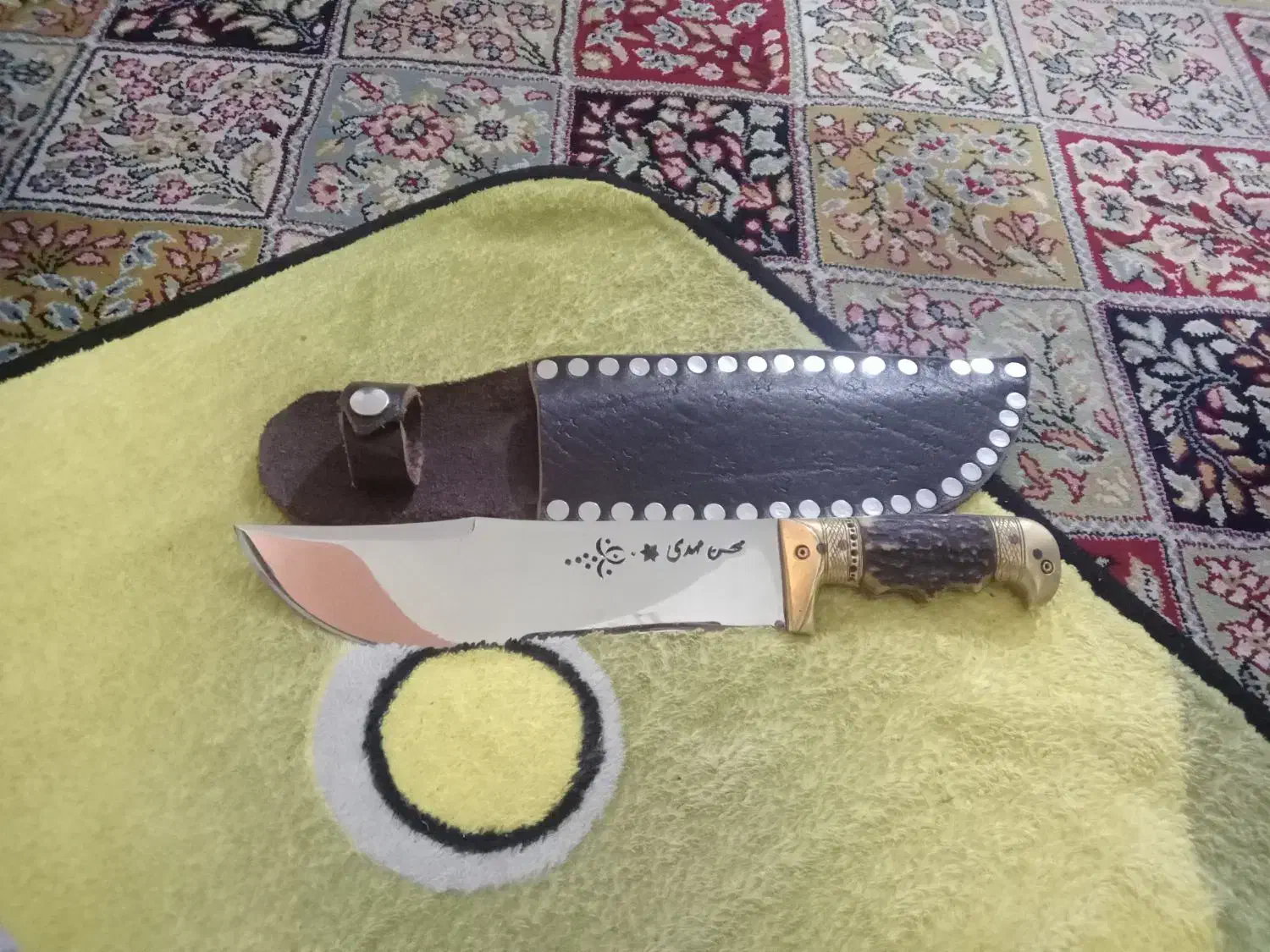 چاقو ترکمنی|کلکسیون اشیاء عتیقه|گنبد کاووس, |دیوار