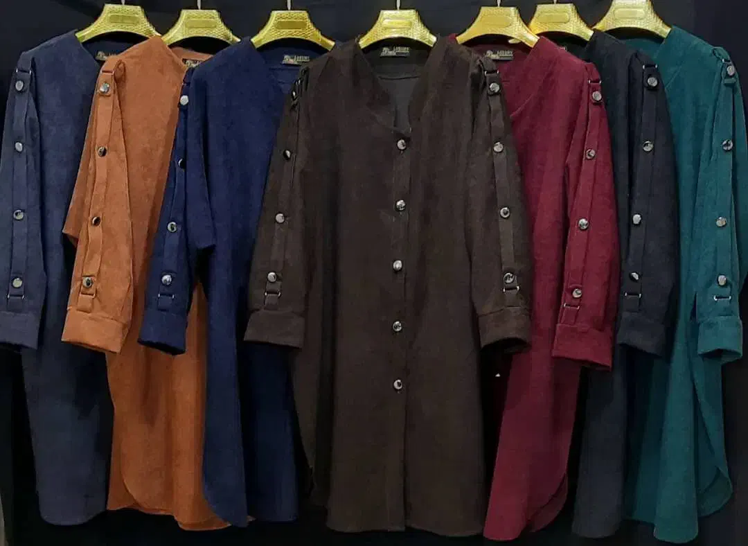 مانتو پاییزه مخمل کبریتی ریز تا سایز 54|لباس|کرمان, |دیوار