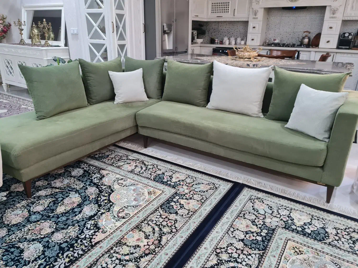 مبل ۷نفره راحتی ال|مبلمان خانگی و میز عسلی|مشهد, بهاران|دیوار