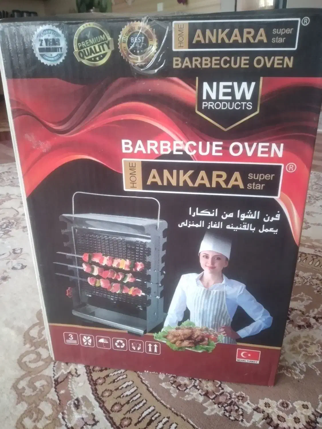 اجاق گاز شیشه ای وهوداشپز خانه وکباب پز گازی|اجاق گاز و لوازم برقی پخت‌وپز|مرند, |دیوار