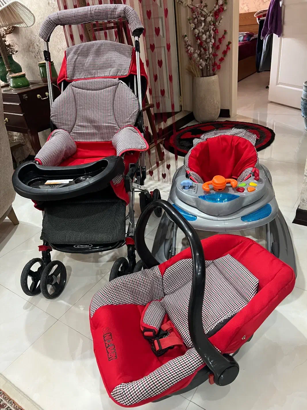 ست کالسکه کریر رورواک کاملا نو|کالسکه و لوازم جانبی|یزد, |دیوار