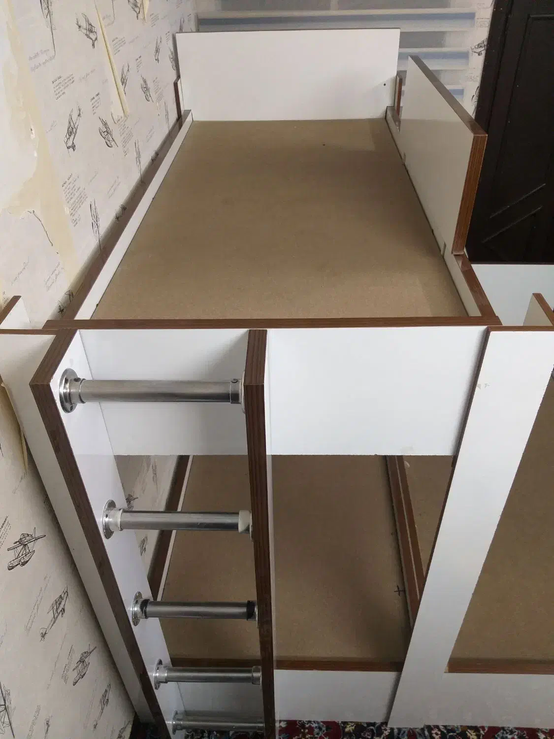 یه تخت دوطبقه و یک تخت طبقه در مجموع به قیمت 9 م|تخت و سرویس خواب|مشهد, گلبرگ شمالی|دیوار