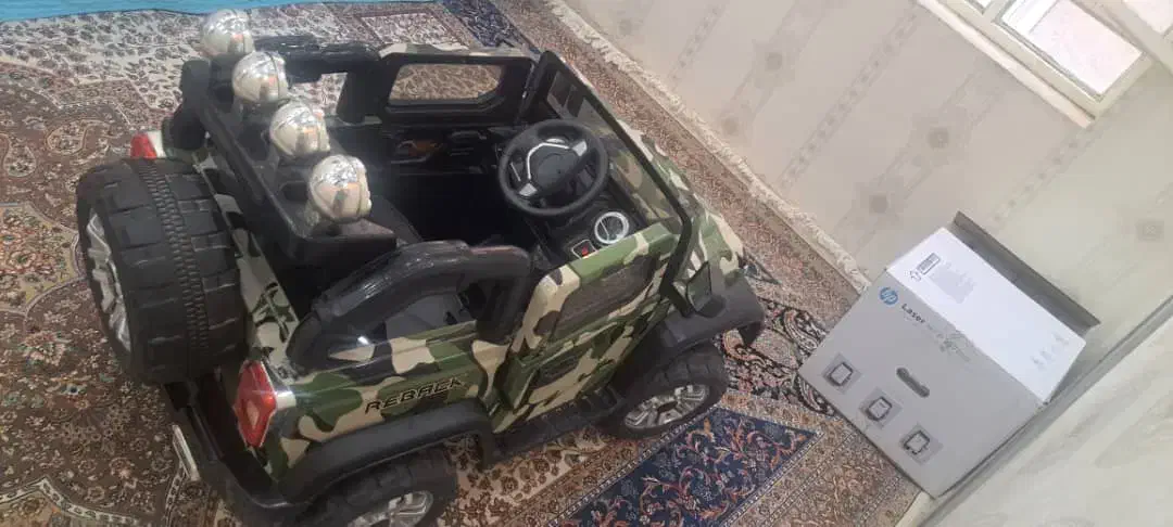 ماشین جیپ شارژی. در حد نو|اسباببازی بچه|کوهدشت, |دیوار