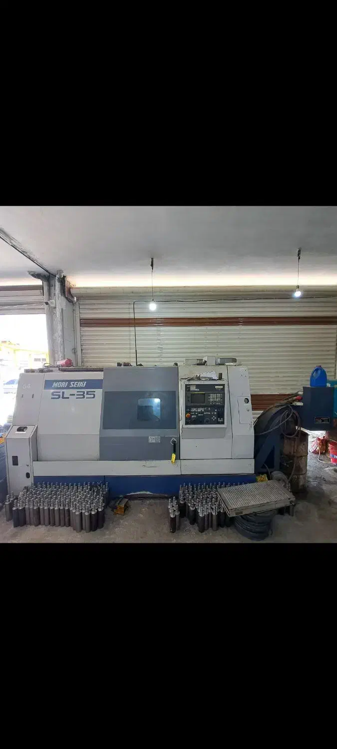 تراش CNCموریسیکی sL35ژاپن سه نظام ۴۰۰ هیدرولیک|ماشین‌آلات صنعتی|نجف‌آباد, شهرک صنعتی نجف آباد ۲|دیوار